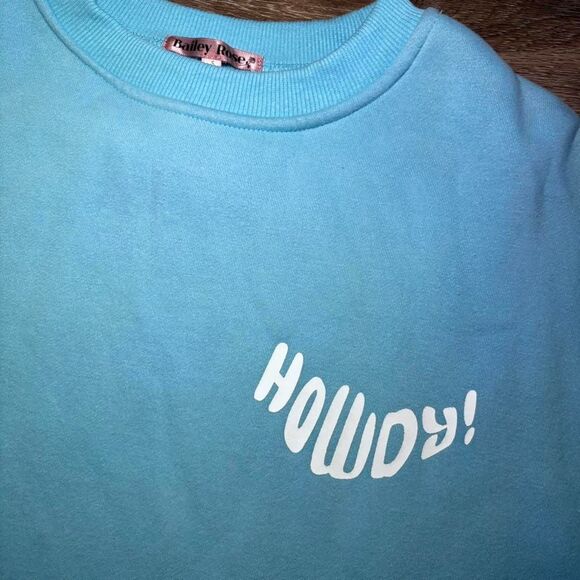 Bailey-rose Women's Blue Sweatshirt - Picture 3 of 4